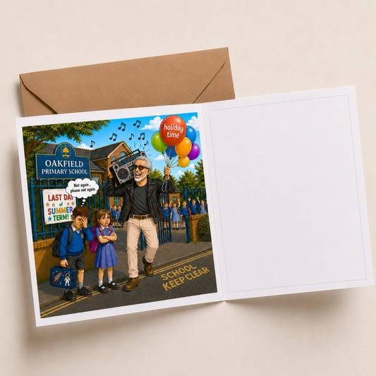 End Of Term - "The Old Fogies" Funny Greeting Card