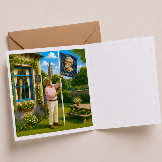 St George's Day - "The Old Fogies" Funny Greeting Card