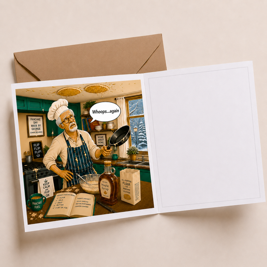 Pancake Day - "The Old Fogies" Funny Greeting Card
