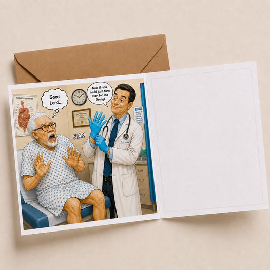 Well Man Check - "The Old Fogies" Funny Greeting Card