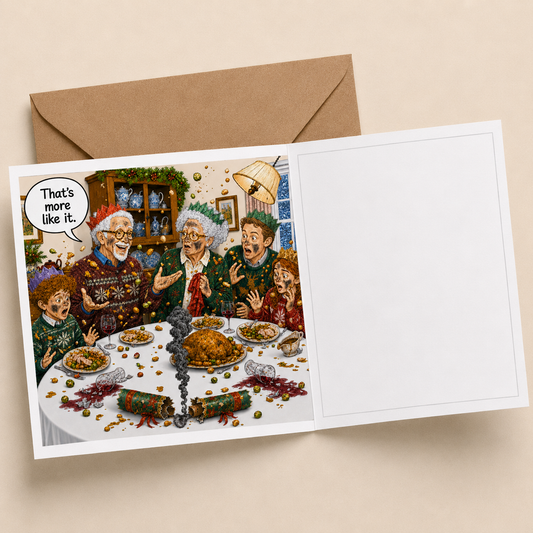 Christmas Cracker - "The Old Fogies" Funny Greeting Card