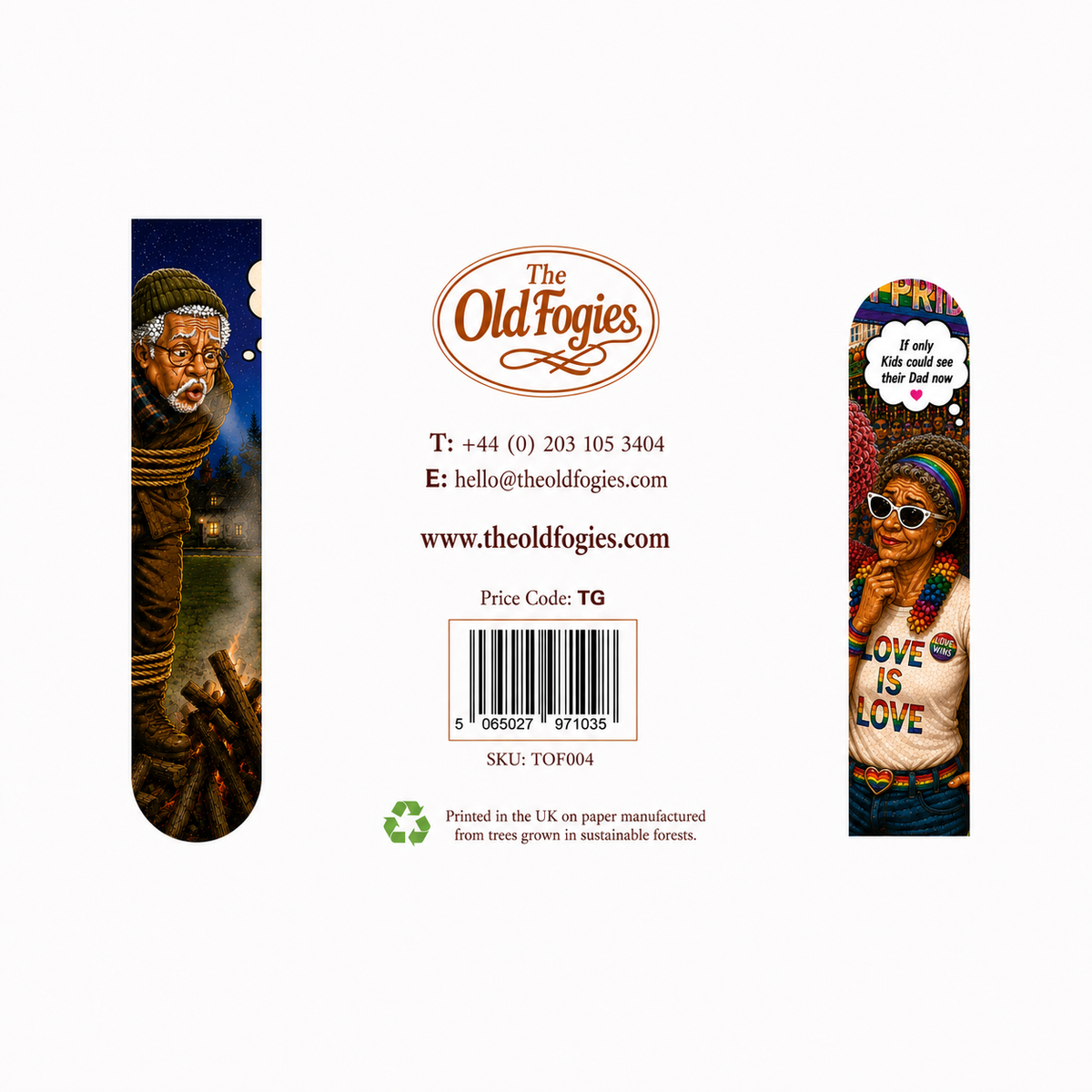 Bees Nurturing - "The Old Fogies" Funny Greeting Card
