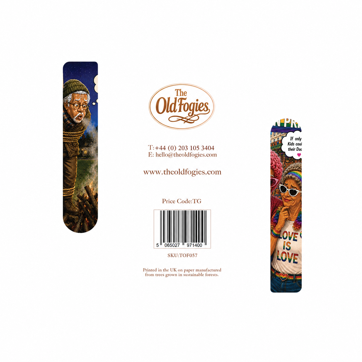Burns Night - "The Old Fogies" Funny Greeting Card