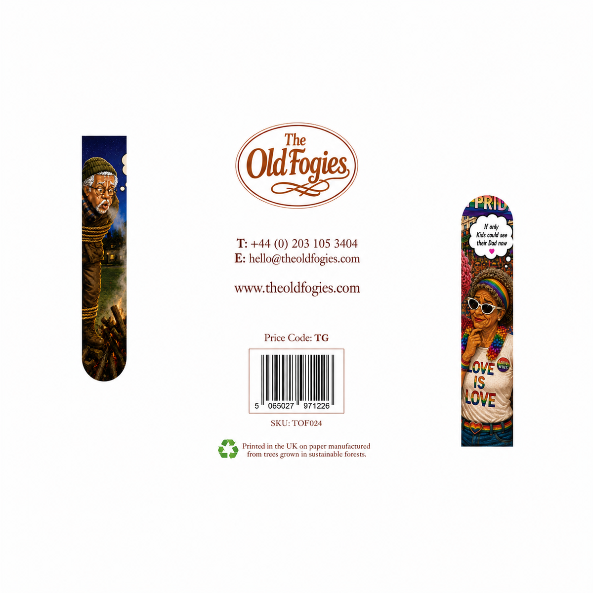 Gone to the races - "The Old Fogies" Funny Greeting Card