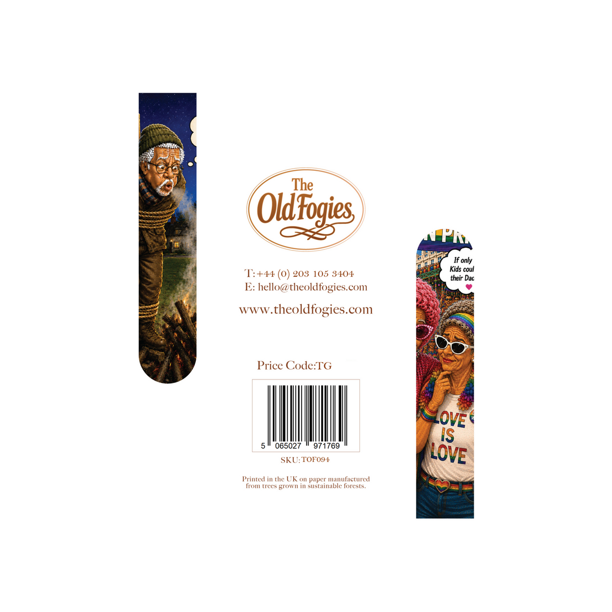 Loft Decorations - "The Old Fogies" Funny Greeting Card