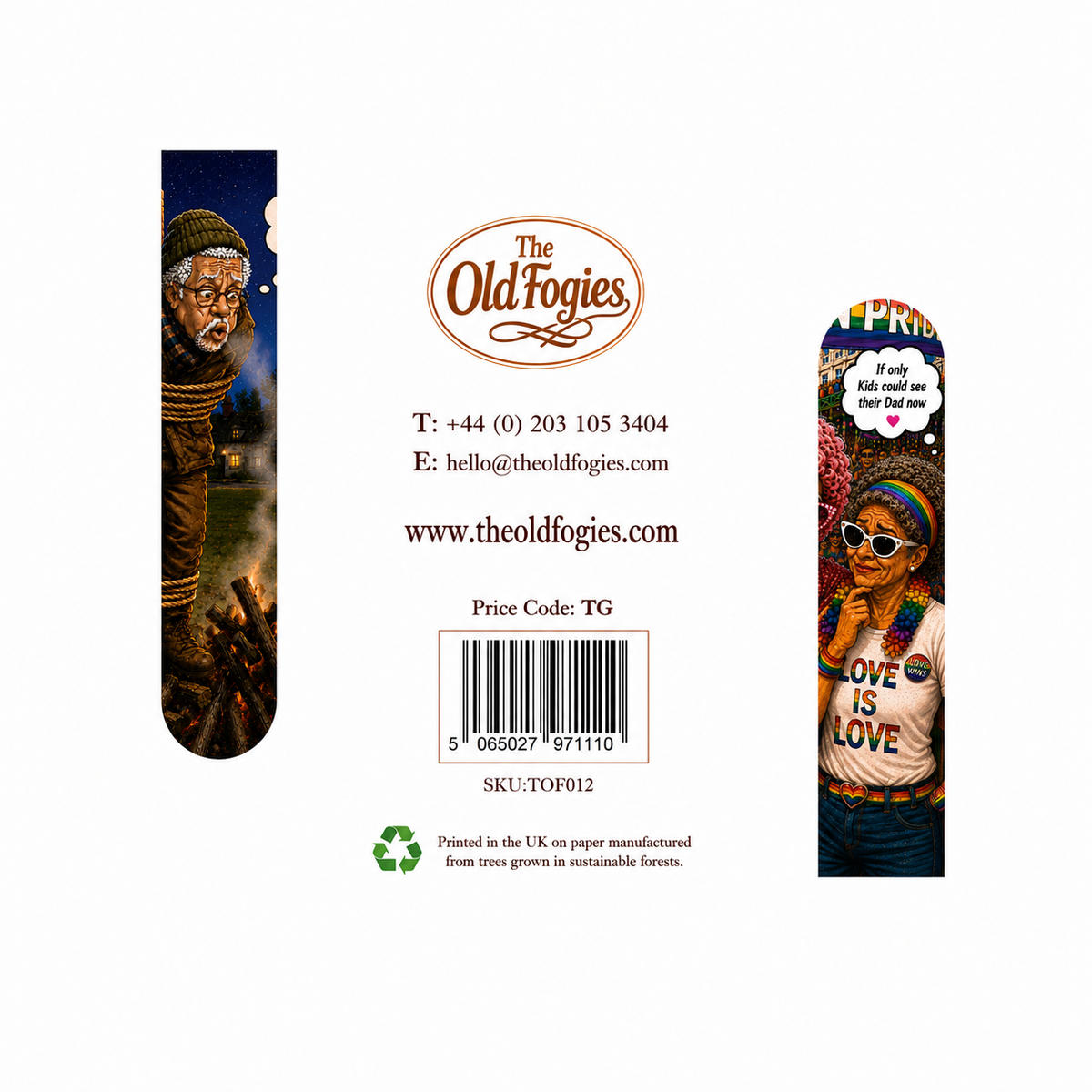 A hole in one - "The Old Fogies" Funny Greeting Card