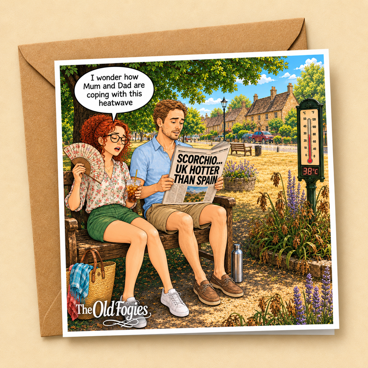 Scorchio - "The Old Fogies" Funny Greeting Card