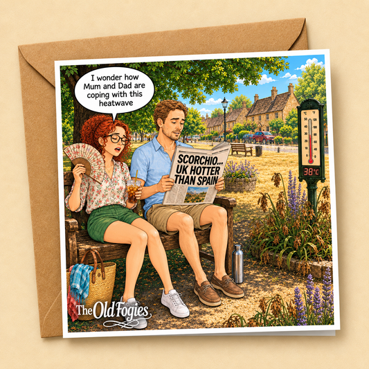 Scorchio - "The Old Fogies" Funny Greeting Card