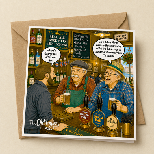 Pride - "The Old Fogies" Funny Greeting Card