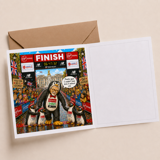 London Marathon - "The Old Fogies" Funny Greeting Card