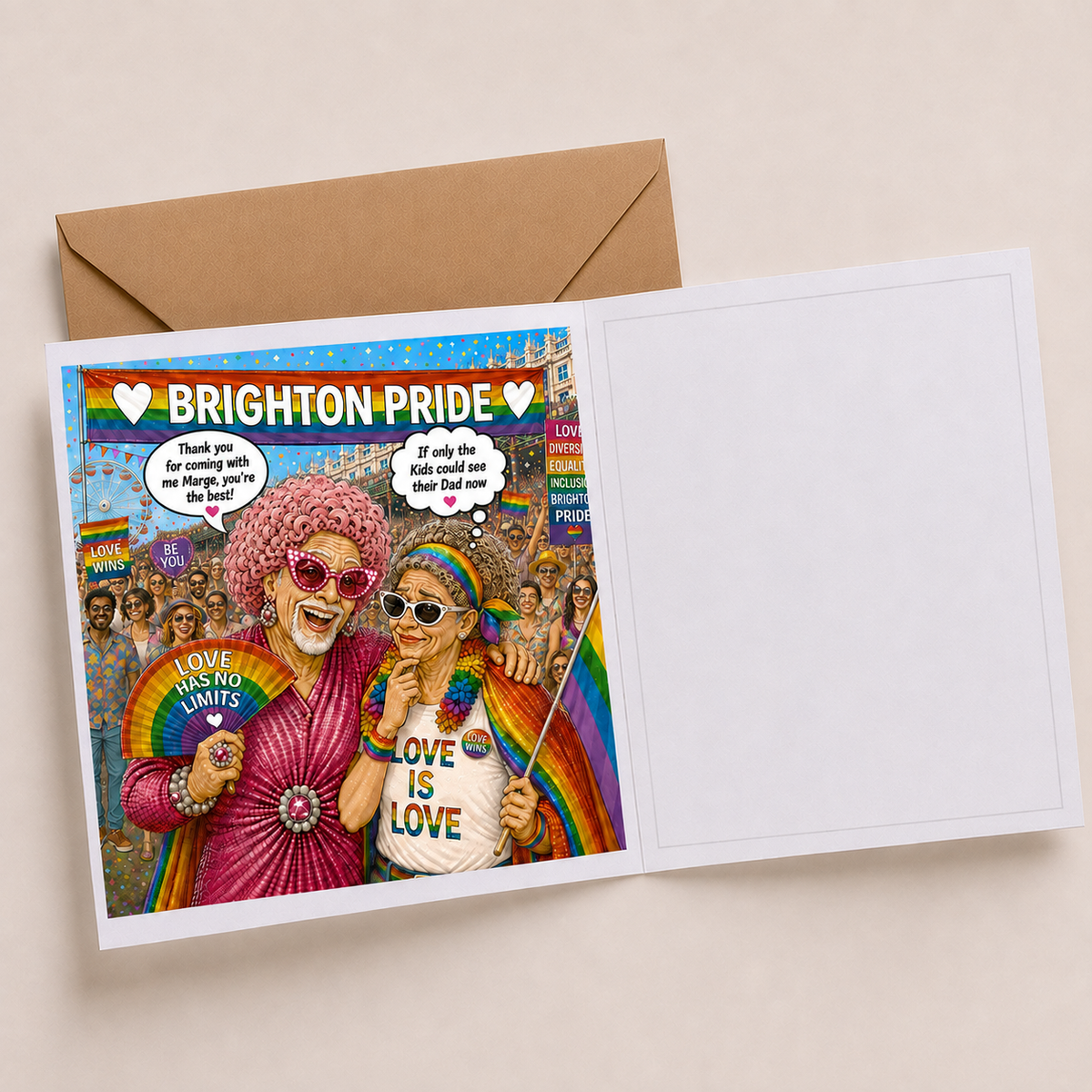 Pride - "The Old Fogies" Funny Greeting Card