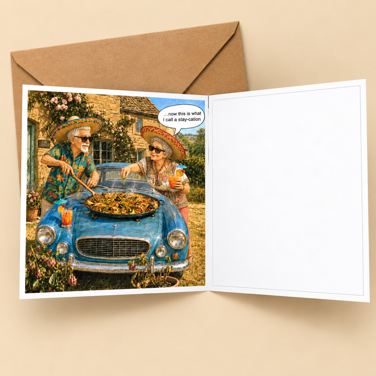 Scorchio - "The Old Fogies" Funny Greeting Card