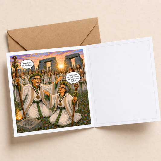 Summer Solstice  - "The Old Fogies" Funny Greeting Card
