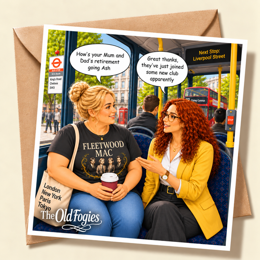 New Club Membership - "The Old Fogies" Funny Greeting Card