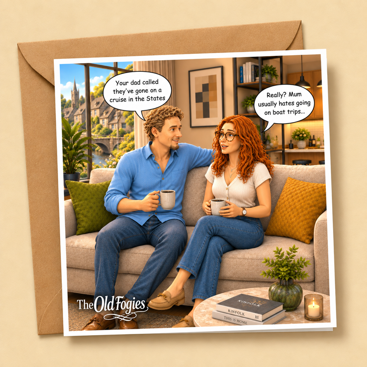 Cruise - "The Old Fogies" Funny Greeting Card