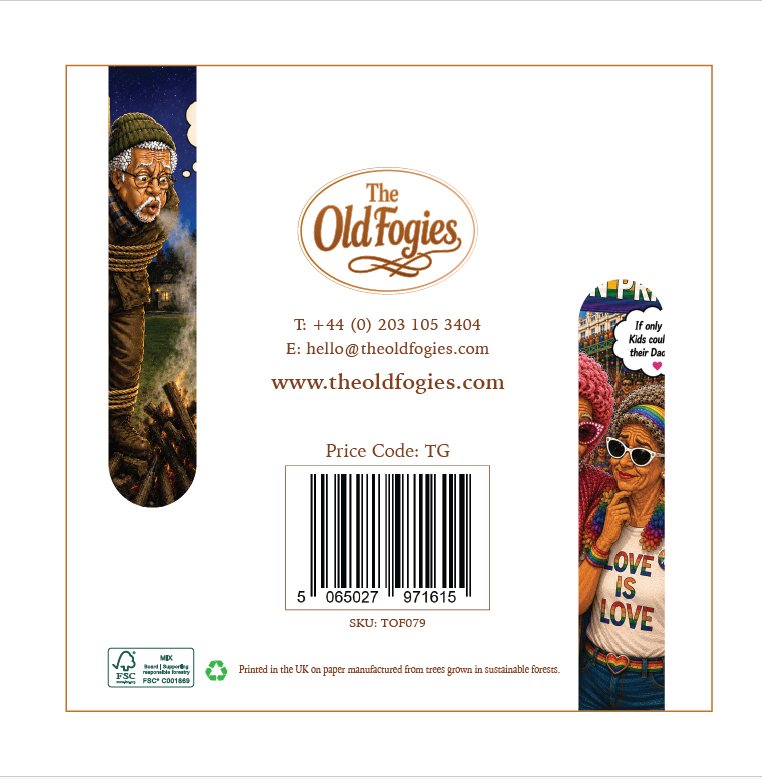 App Controlled Xmas Lights - "The Old Fogies" Funny Greeting Card