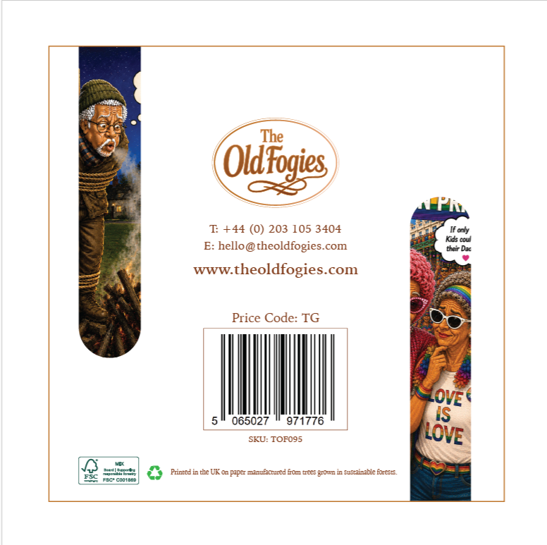 50th Wedding Anniversary - "The Old Fogies" Funny Greeting Card