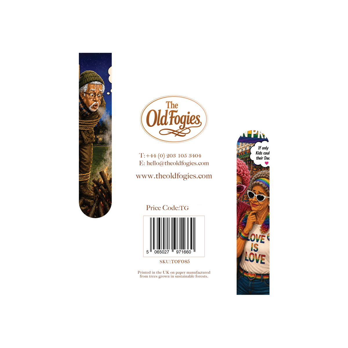 Christmas Tree - "The Old Fogies" Funny Greeting Card