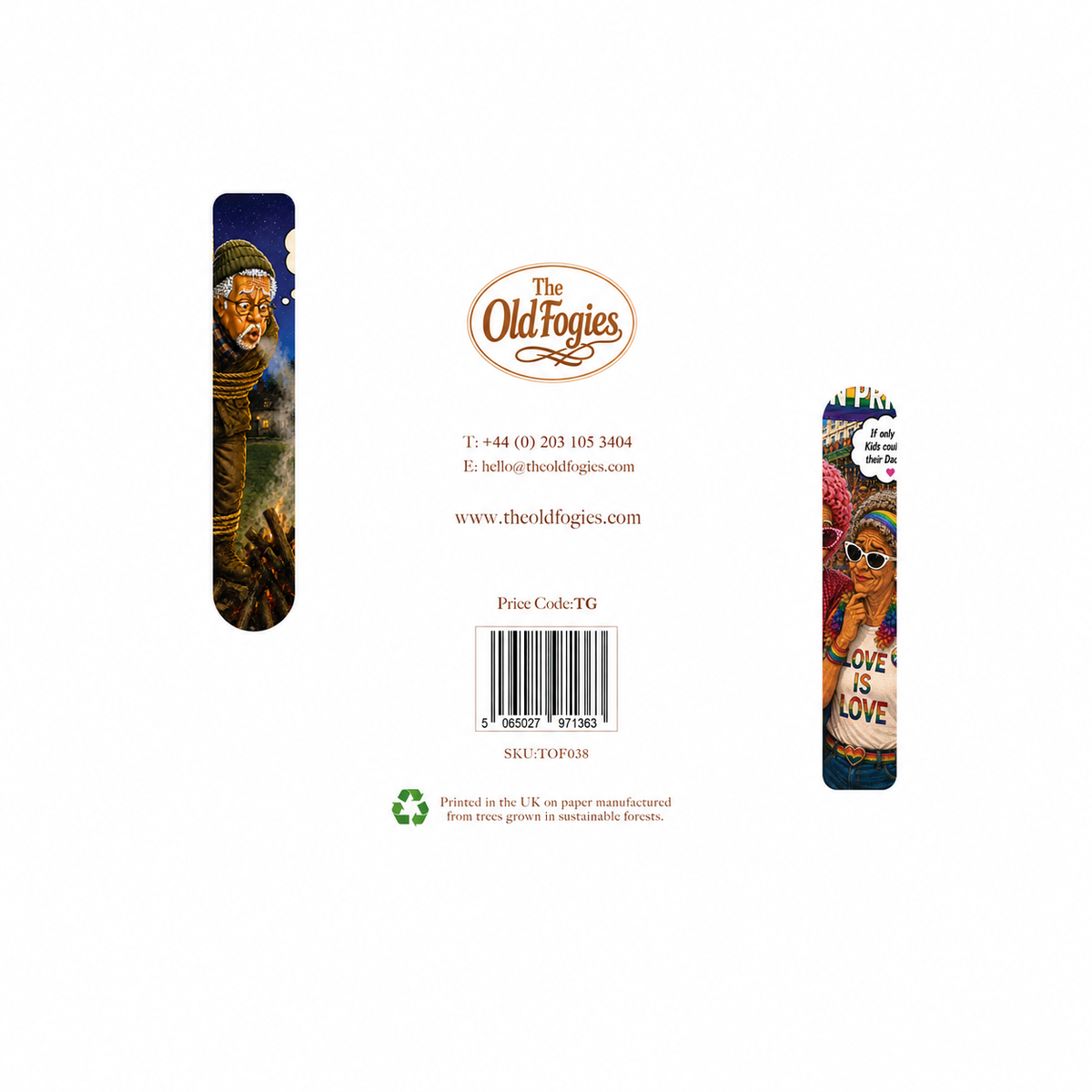Guy Fawkes Night - 'The Old Fogies' Funny Greeting Card