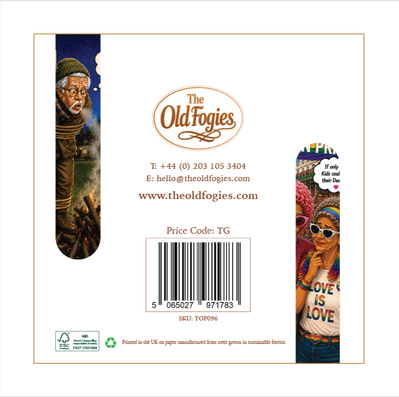 70th Birthday - "The Old Fogies" Funny Greeting Card