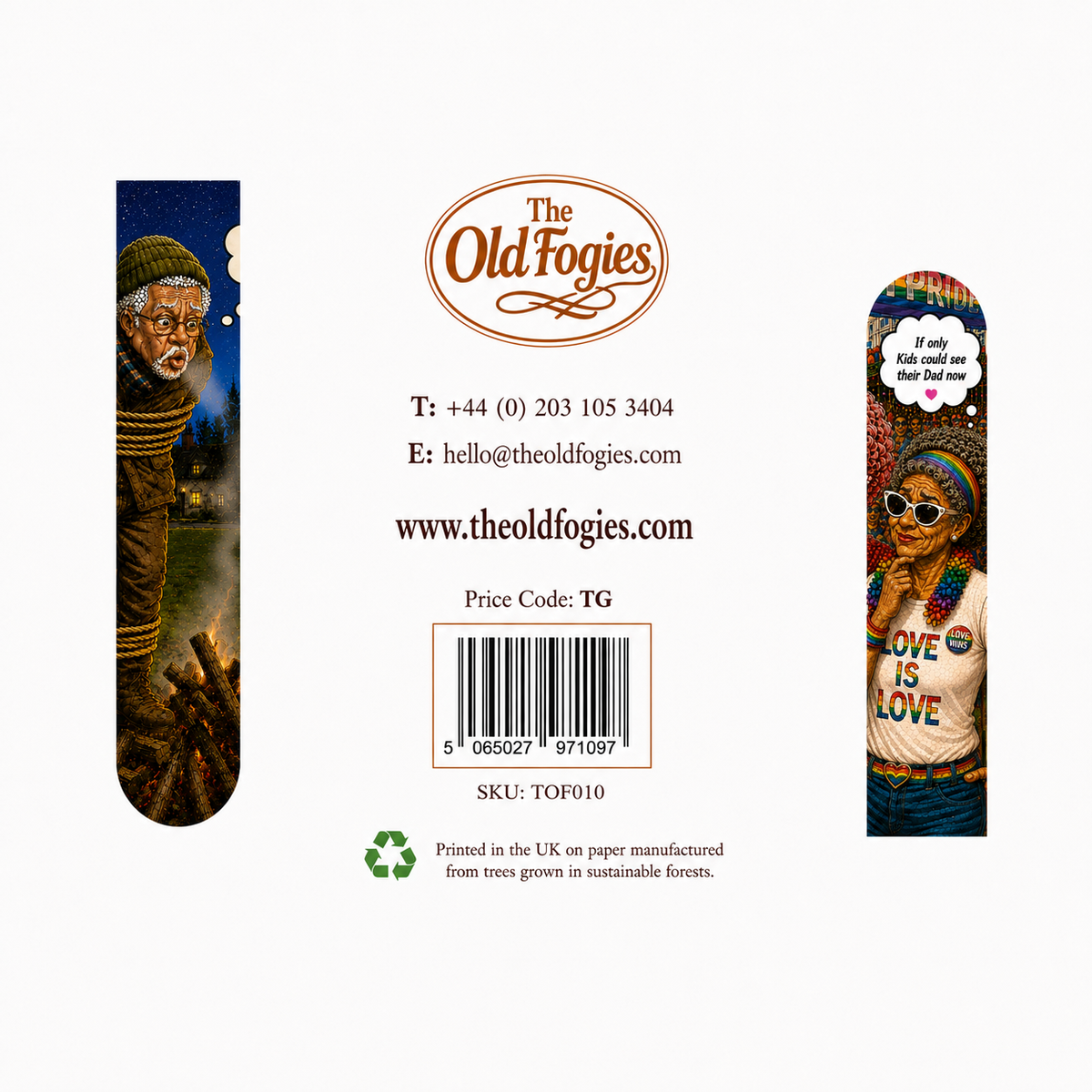 Dubai - "The Old Fogies" Funny Greeting Card