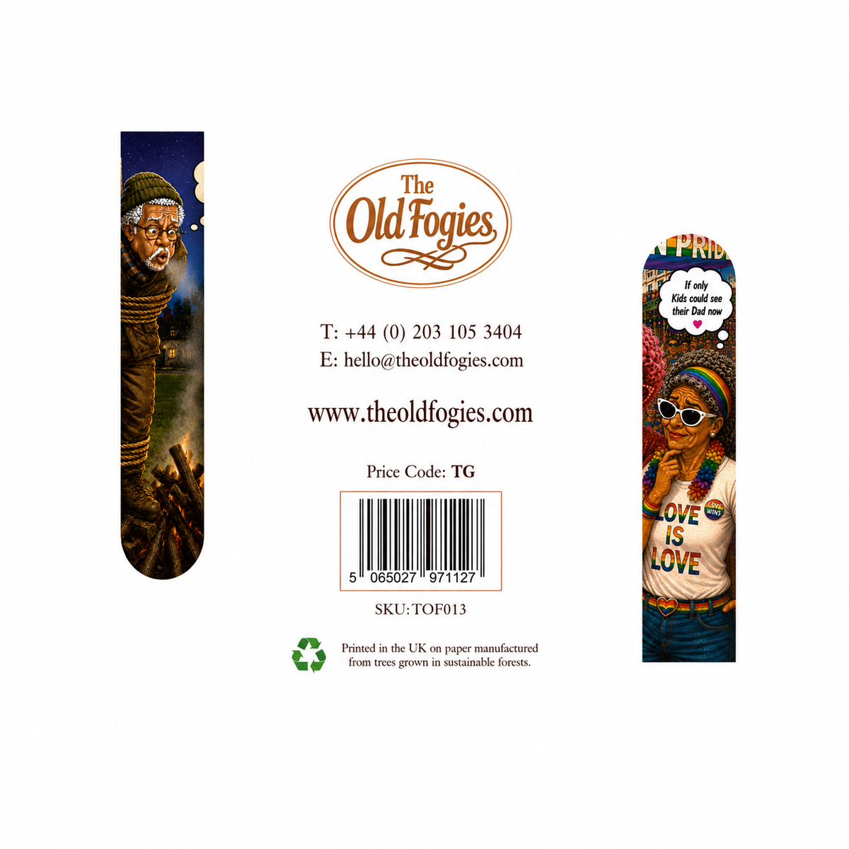 Mountain Biking - "The Old Fogies" Funny Greeting Card`